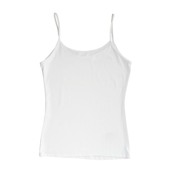 ZARA White Basic Women’s Camisole Tank Top – Spaghetti Straps, Size M - Picture 6 of 10